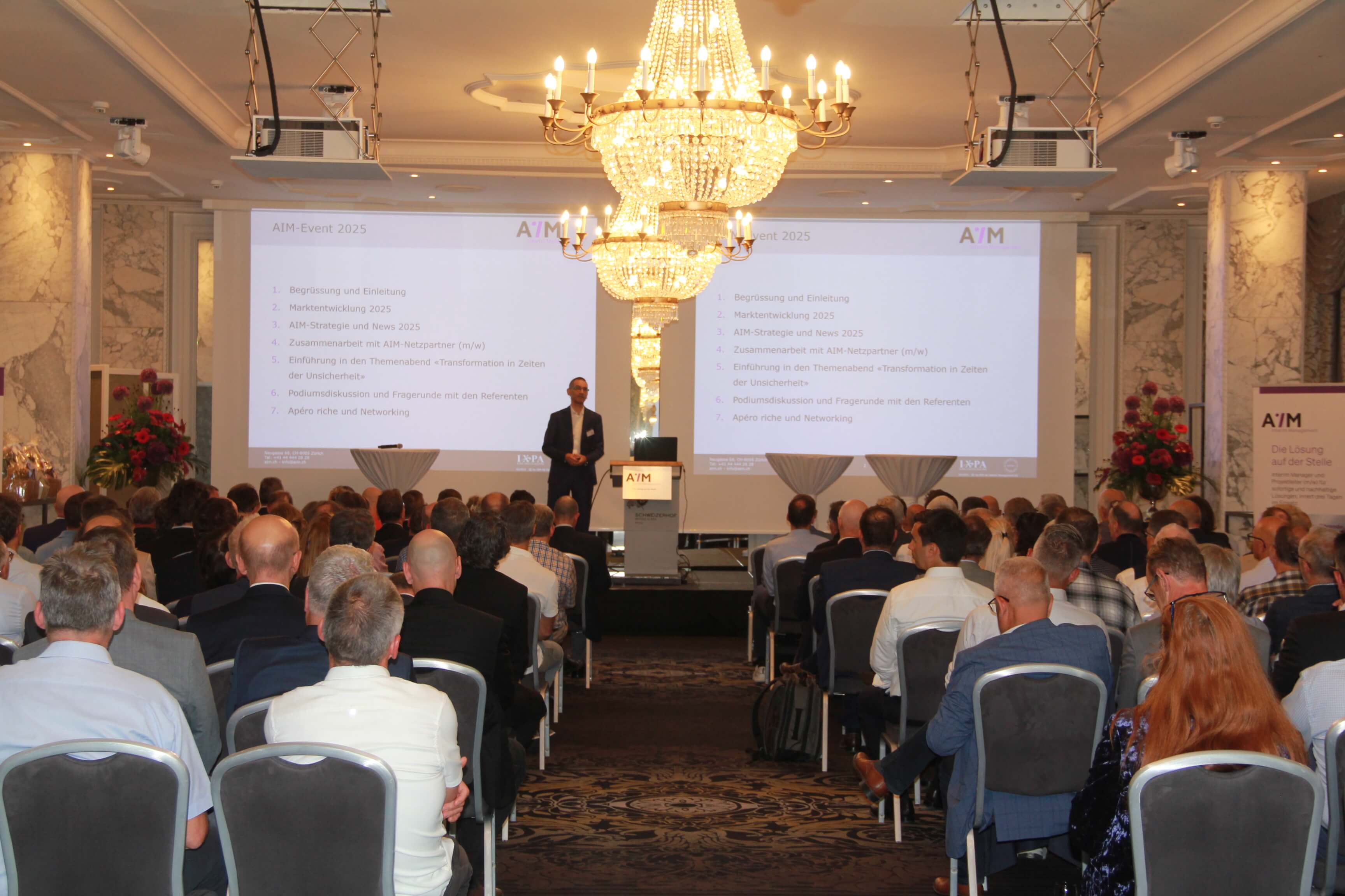 AIM-Event 2025 im Schweizerhof Bern