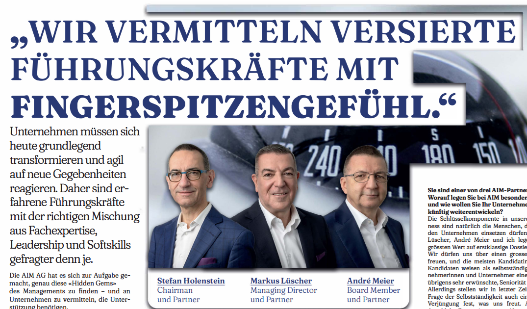 AIM: Hidden Gem in der Schweiz